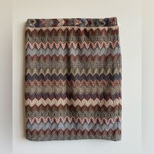 Melissa Paige Zigzag Patterned Pencil Skirt Size S